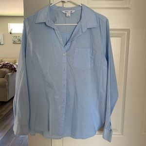 Long Sleeve Collared Button Down